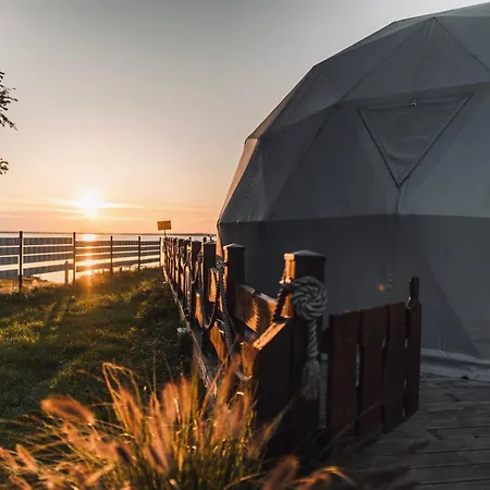 Romantic Dome - Private Hot Tube, Sauna & View Campo de lujo *