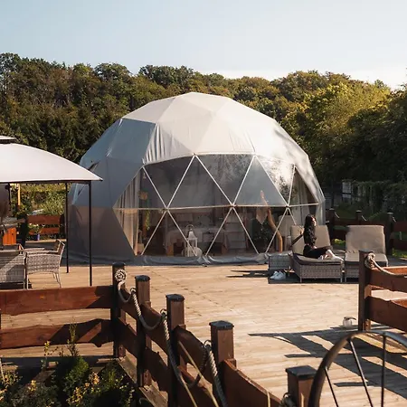 Romantic Dome - Private Hot Tube, Sauna & View * Wapnica (West Pomeranian)
