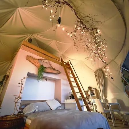Romantic Dome - Private Hot Tube, Sauna & View Campo de lujo *