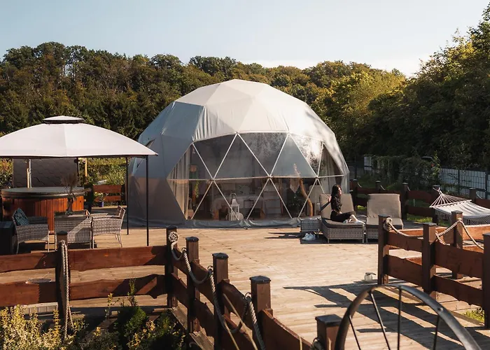 Romantic Dome - Private Hot Tube, Sauna & View * Wapnica (West Pomeranian)